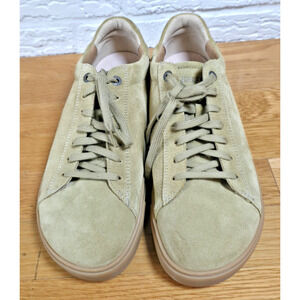 Birkenstock Bend Low Womens 41 US 10 Beige Suede Leather Lace Up Sneaker